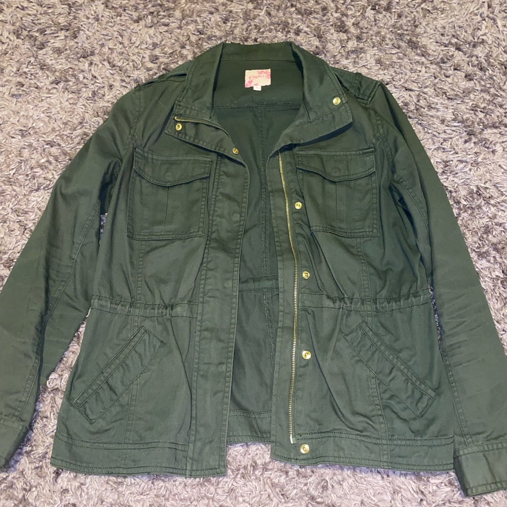 Olive Green Military Jacket
